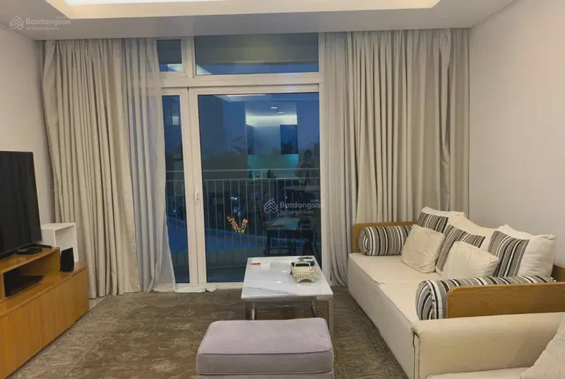 Azura River View 2-Bedroom 104m² for rent in An Hai Tay, Da Nang — living area