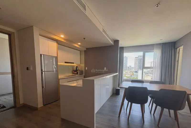 F.Home River View 2-Bedroom 104m² for rent in Hai Chau, Da Nang — kitchen and dining