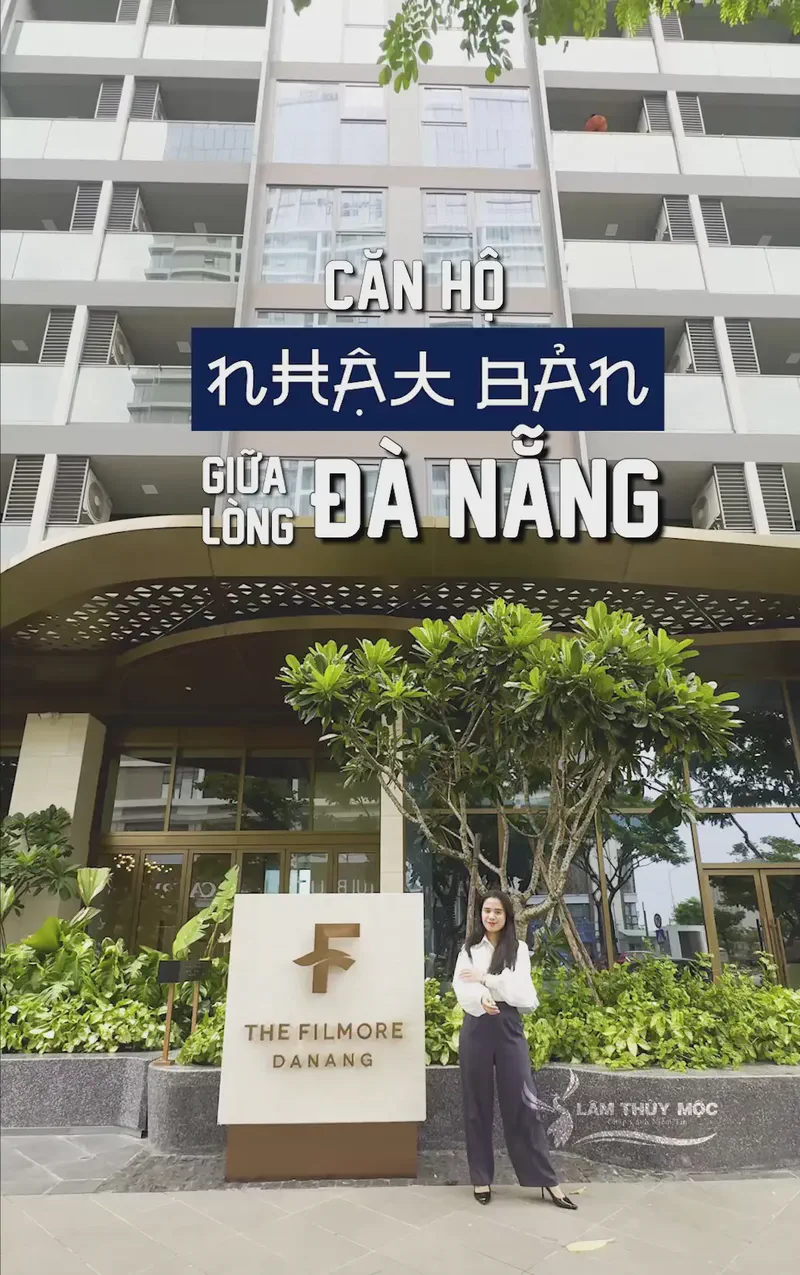 The Filmore River View 2-Bedroom 75m² for rent in Binh Thuan, Da Nang — living area