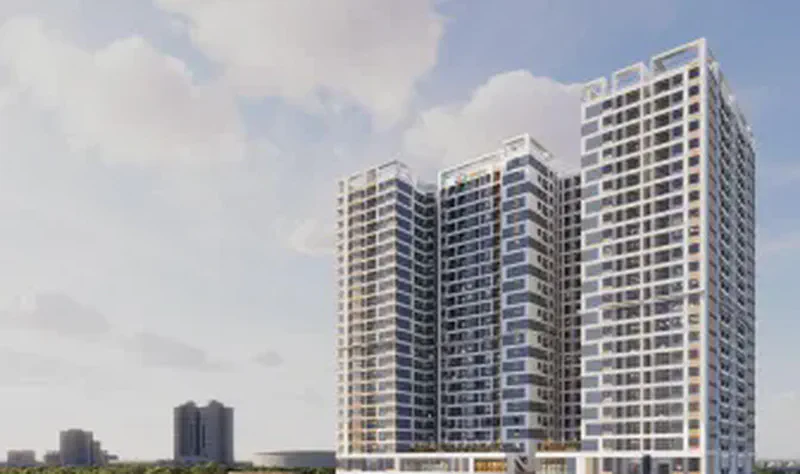 FPT Plaza 2-Bedroom 58m² for rent in Hoa Hai, Da Nang — kitchen and dining