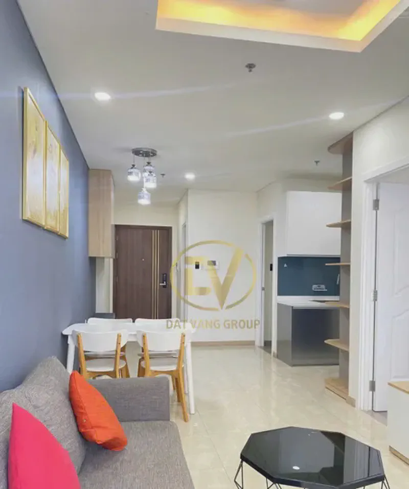 Monarchy Dragon Bridge View 2-Bedroom 79m² for rent in An Hai Tay, Da Nang — kitchen and dining