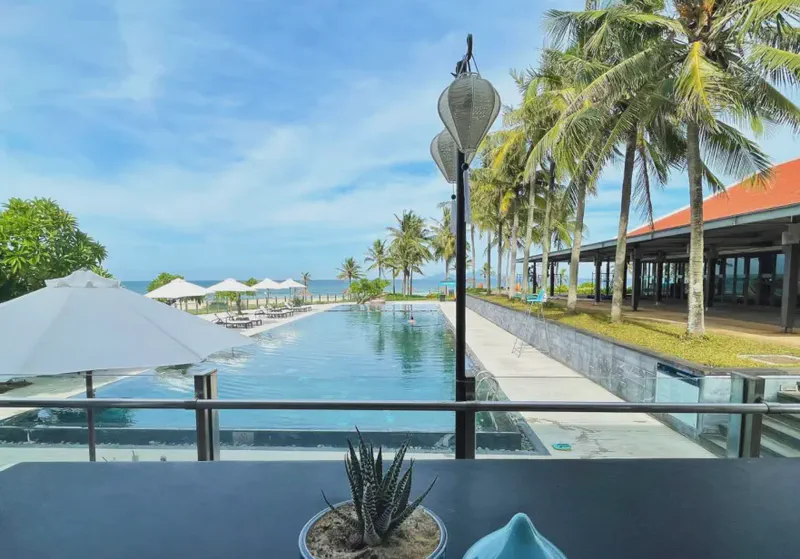 The Ocean Suites Sea View 1-Bedroom 70m² for rent in Hoa Hai, Da Nang — interior (photo 10 of 11)