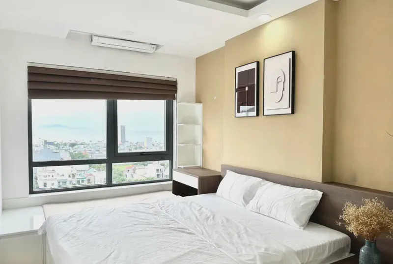 Son Tra Ocean View Sea View 1-Bedroom 50m² for rent in Tho Quang, Da Nang — living area