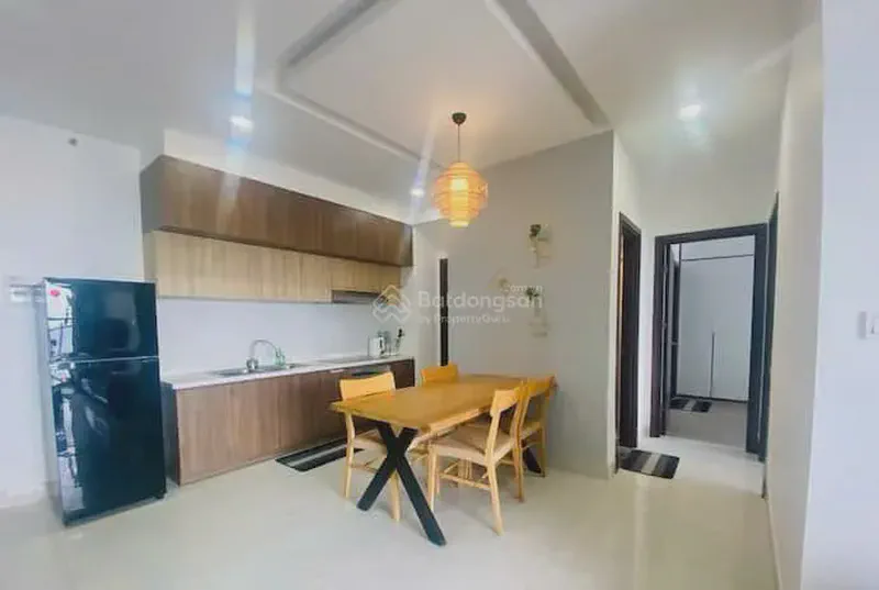 Son Tra Ocean View Sea View 2-Bedroom 72m² for rent in Tho Quang, Da Nang — kitchen and dining