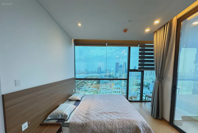 Sam Towers 1-Bedroom 51m² for rent in Thuan Phuoc, Da Nang — living area