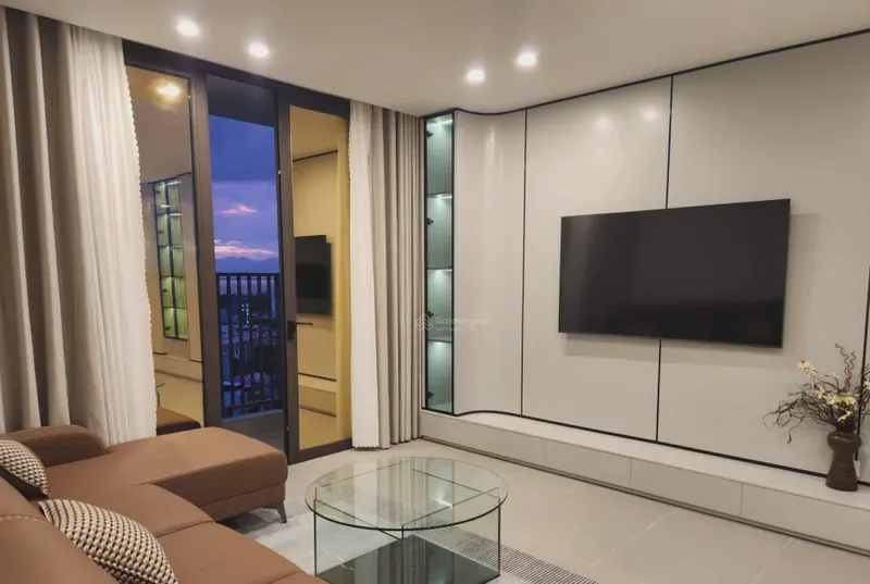 Sam Towers 1-Bedroom 52m² for rent in Thuan Phuoc, Da Nang — living area
