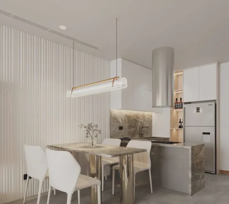 Sam Towers River View 2-Bedroom 76m² for rent in Thuan Phuoc, Da Nang — living area