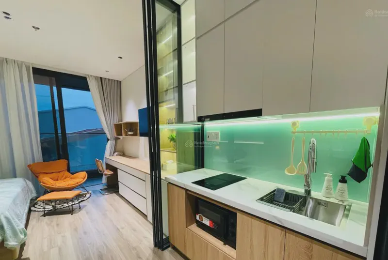 Sun Cosmo Residence 1-Bedroom 28m² for rent in Bac My Phu, Da Nang — bathroom (photo 4 of 10)