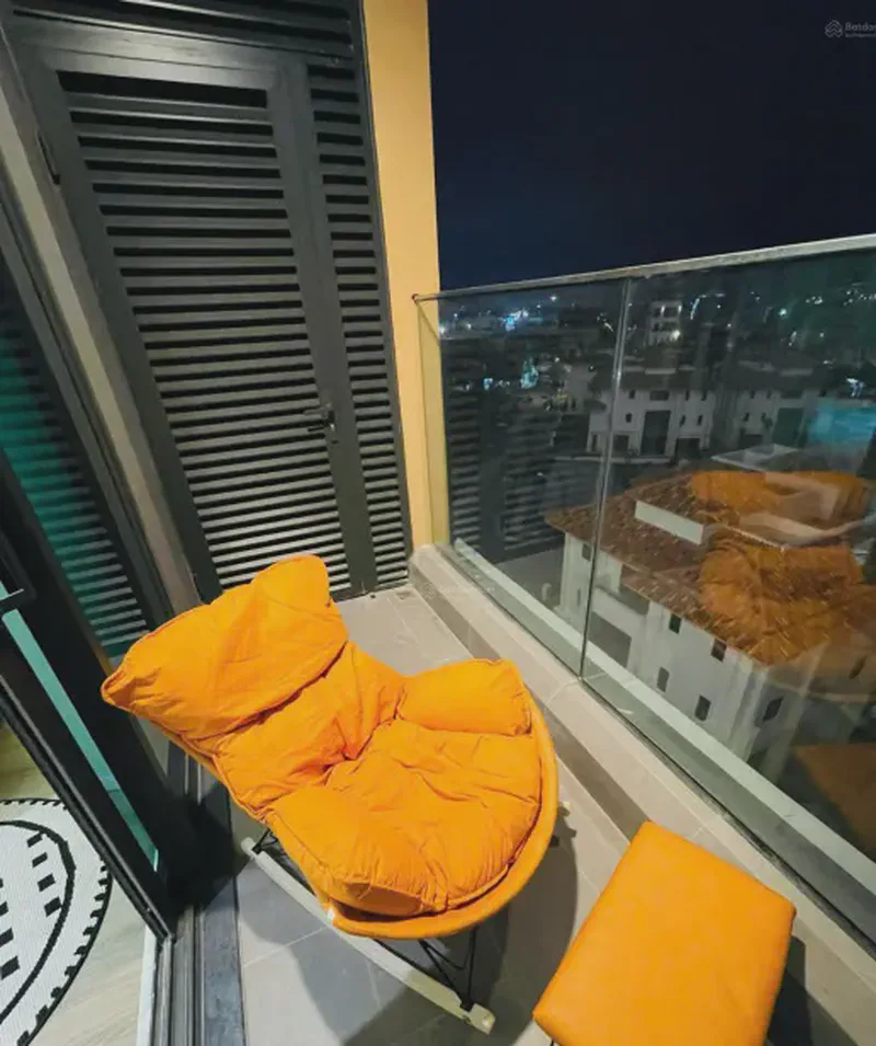 Sun Cosmo Residence 1-Bedroom 28m² for rent in Bac My Phu, Da Nang — balcony view (photo 5 of 10)