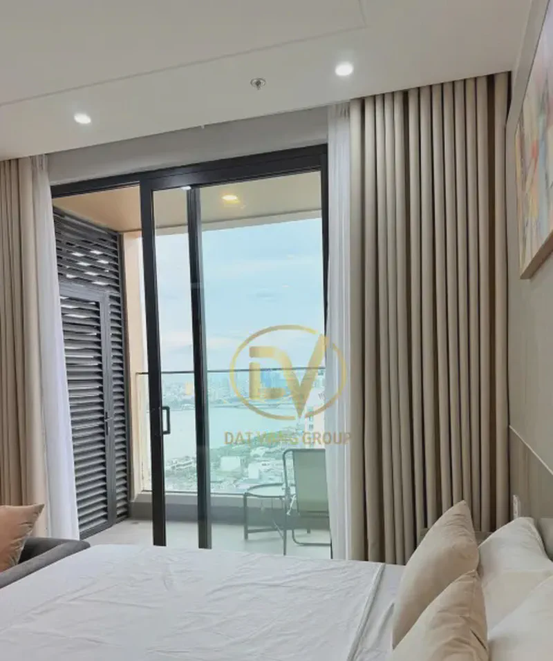 Sun Cosmo Residence 1-Bedroom 30m² for rent in Bac My Phu, Da Nang — apartment interior (photo 8 of 12)
