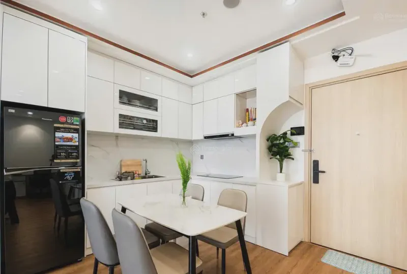 Sun Cosmo Residence 1-Bedroom 50m² for rent in Bac My Phu, Da Nang — living area