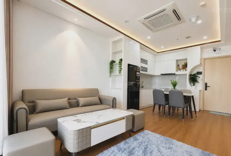 Sun Cosmo Residence 1-Bedroom 50m² for rent in Bac My Phu, Da Nang — balcony view (photo 5 of 12)