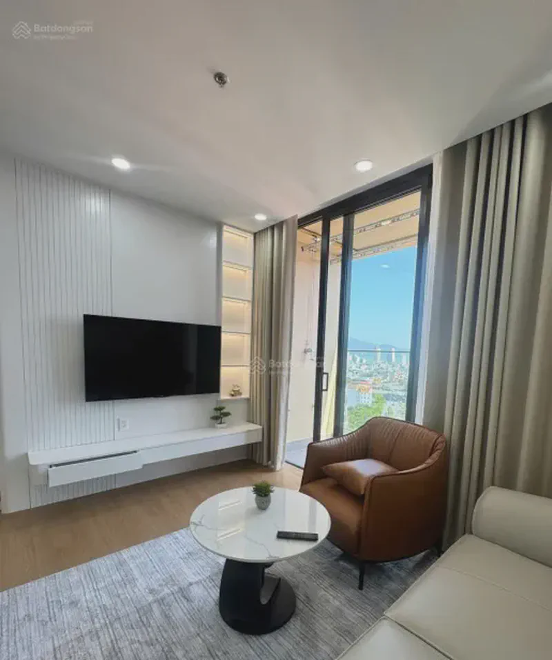 Sun Cosmo Residence River View 1-Bedroom 50m² for rent in Bac My Phu, Da Nang — bedroom