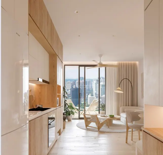 Sun Cosmo Residence River View 1-Bedroom 54m² for rent in -, Da Nang
