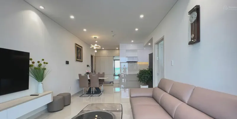 Sun Ponte Residence River View 2-Bedroom 76m² for rent in An Hai Nam, Da Nang — furnished living space (photo 7 of 10)