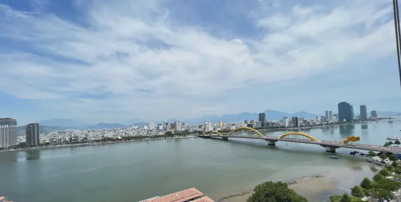 Sun Ponte Residence River View 2-Bedroom 77m² for rent in An Hai Nam, Da Nang — living area