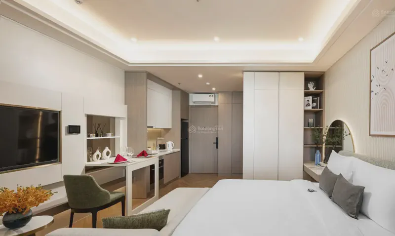 Sun Symphony Residence River View Studio 33m² for rent in Son Tra, Da Nang — bedroom