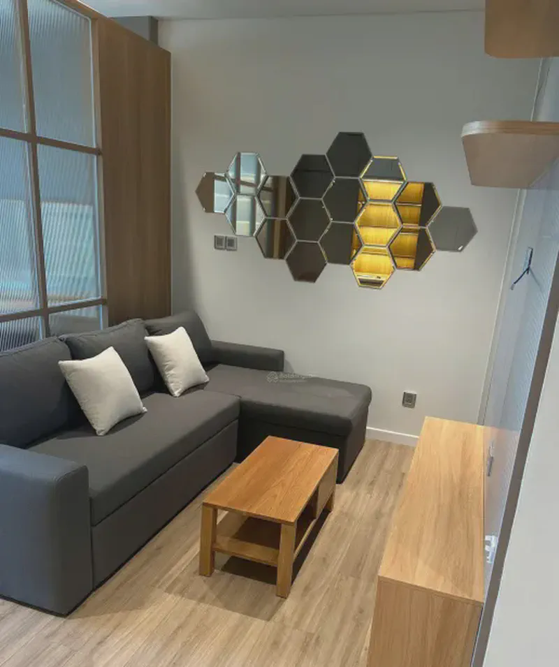 Da Nang Times Square Sea View Studio 45m² for rent in Phuoc My, Da Nang — kitchen and dining