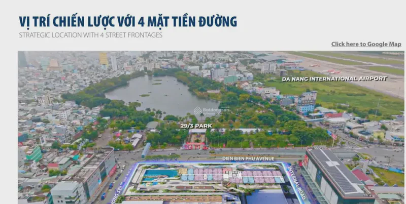 TTC Plaza Studio 47m² for rent in Hai Chau, Da Nang — kitchen and dining