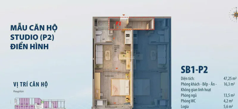 TTC Plaza Studio 47m² for rent in Hai Chau, Da Nang — building exterior (photo 4 of 4)